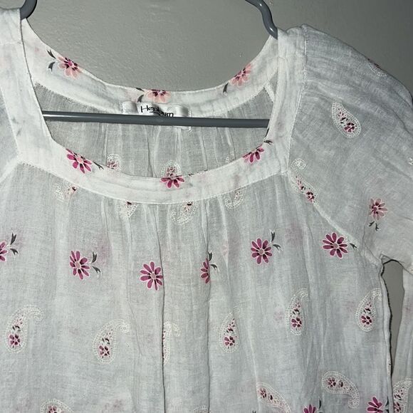 Hepburn boutique floral lace top size medium - Picture 3 of 10